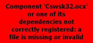 Cswsk32.ocx Download