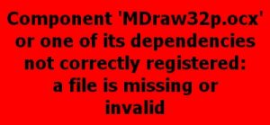 MDraw32p.ocx Error