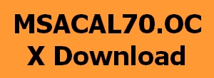 MSACAL70.OCX Download