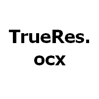 TrueRes.ocx Download